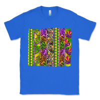 True Royal Mardi Gras brushstroke Classic Tee - HowdyJamesFarm