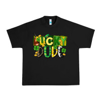 Black Lucky dude  St. Patrick's Day Urban Heavy Tee - CowGirlArtShop