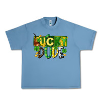 Pebble Blue Lucky dude  St. Patrick's Day Urban Heavy Tee - CowGirlArtShop
