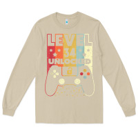 Mushroom level 34 unlocked shirt video gamer 34th birthday gifts tee t shirt Long Sleeve Tee - longCreatives