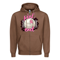 Chestnut Pink Out Volleyball Zipper Hoodie - BarkalooDesign