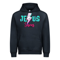Navy jesus saves Urban Hoodie - JahusDesignShop