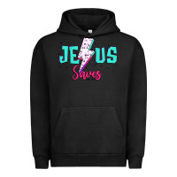 Pigment Black jesus saves Urban Hoodie - JahusDesignShop