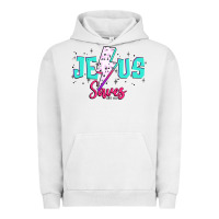 Pigment Lunar Rock jesus saves Urban Hoodie - JahusDesignShop