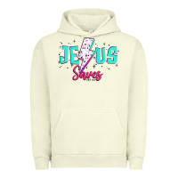 Pigment Pistachio jesus saves Urban Hoodie - JahusDesignShop