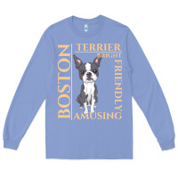 Colony Blue boston terrier t  shirt boston terrier dog traits gift t  shirt Long Sleeve Tee - longCreatives