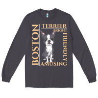 Smoke boston terrier t  shirt boston terrier dog traits gift t  shirt Long Sleeve Tee - longCreatives