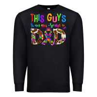 Black this guys an ausome dad Premium Sweatshirt - AdoDesignShop