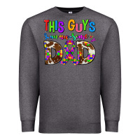 Charcoal Heather this guys an ausome dad Premium Sweatshirt - AdoDesignShop