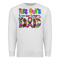 Oatmeal Heather this guys an ausome dad Premium Sweatshirt - AdoDesignShop