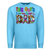 Ocean Blue this guys an ausome dad Premium Sweatshirt - AdoDesignShop