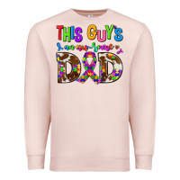 Pale Pink this guys an ausome dad Premium Sweatshirt - AdoDesignShop