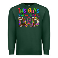 Sports Green this guys an ausome dad Premium Sweatshirt - AdoDesignShop