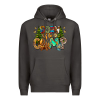 Smoke Born To Camp Premium Hoodie - CowhideDigitalArt