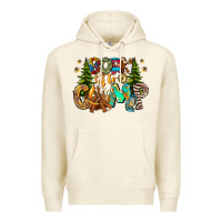 Tofu Born To Camp Premium Hoodie - CowhideDigitalArt