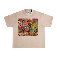 French Oak Colorful leopard lightning bolt tumbler mother's Urban Heavy Tee - HowdyJamesFarm