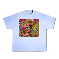 Grape Ice Colorful leopard lightning bolt tumbler mother's Urban Heavy Tee - HowdyJamesFarm