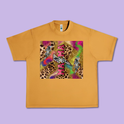 Colorful Leopard Lightning Bolt Tumbler Mother's Urban Heavy Tee Designed By Howdyjamesfarm