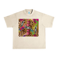 Sandshell Colorful leopard lightning bolt tumbler mother's Urban Heavy Tee - HowdyJamesFarm