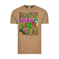 Vintage Coffee Bead up bitches it's Mardi Gras Vintage Tee - HowdyJamesFarm