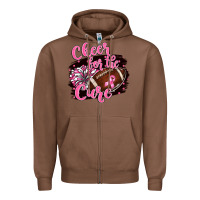Chestnut cheer for the cure Zipper Hoodie - BarkalooDesign