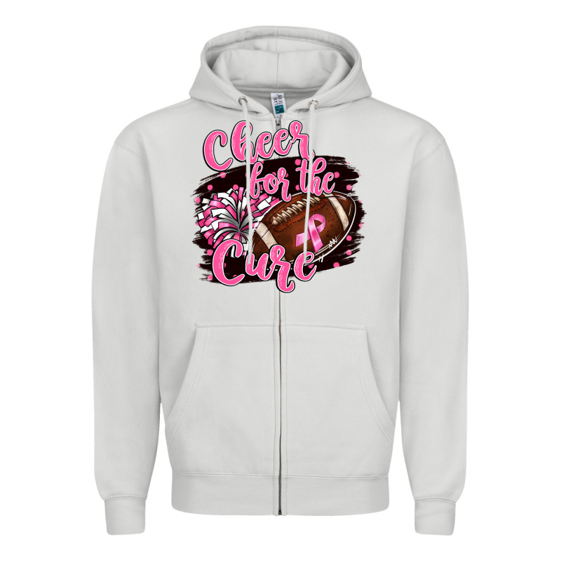 Cheer For The Cure Zipper Hoodie by BarkalooDesign | Teevron