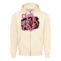 Sandshell cheer for the cure Zipper Hoodie - BarkalooDesign