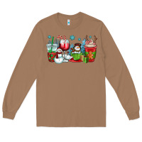 Toasted Coconut christmas snowman coffee cups Long Sleeve Tee - OliviaCreatesArt