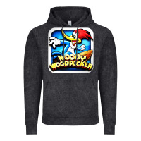 Vintage Black #woody woodpecker character Vintage Hoodie - longCreatives