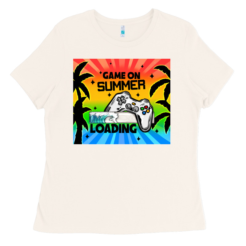 Game On Summer Loading Ladies Tee by TumblerDesignByShophia | Teevron