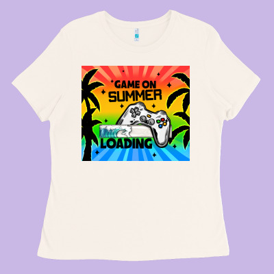 Game On Summer Loading Ladies Tee Designed By Tumblerdesignbyshophia