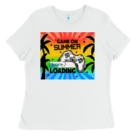 White game on summer loading Ladies Tee - TumblerDesignByShophia