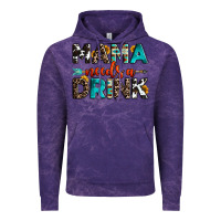 Cloud Purple mama needs a drink Vintage Hoodie - OliviaCreatesArt