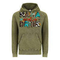 Vintage Olive mama needs a drink Vintage Hoodie - OliviaCreatesArt