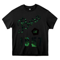 Black Born In 1957 Heavy Core Tee - Bettercallsaul