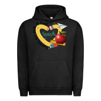 Pigment Black teaching is a work of heart Urban Hoodie - JahusDesignShop
