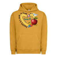 Pigment Peanut Butter teaching is a work of heart Urban Hoodie - JahusDesignShop