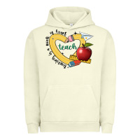 Pigment Pistachio teaching is a work of heart Urban Hoodie - JahusDesignShop