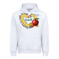 White teaching is a work of heart Urban Hoodie - JahusDesignShop