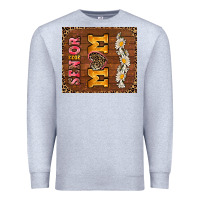 Heather Grey senior mom Premium Sweatshirt - AdoDesignShop