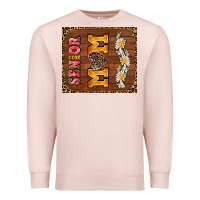 Pale Pink senior mom Premium Sweatshirt - AdoDesignShop