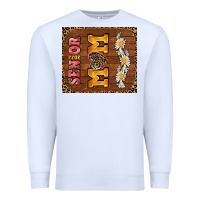 White senior mom Premium Sweatshirt - AdoDesignShop