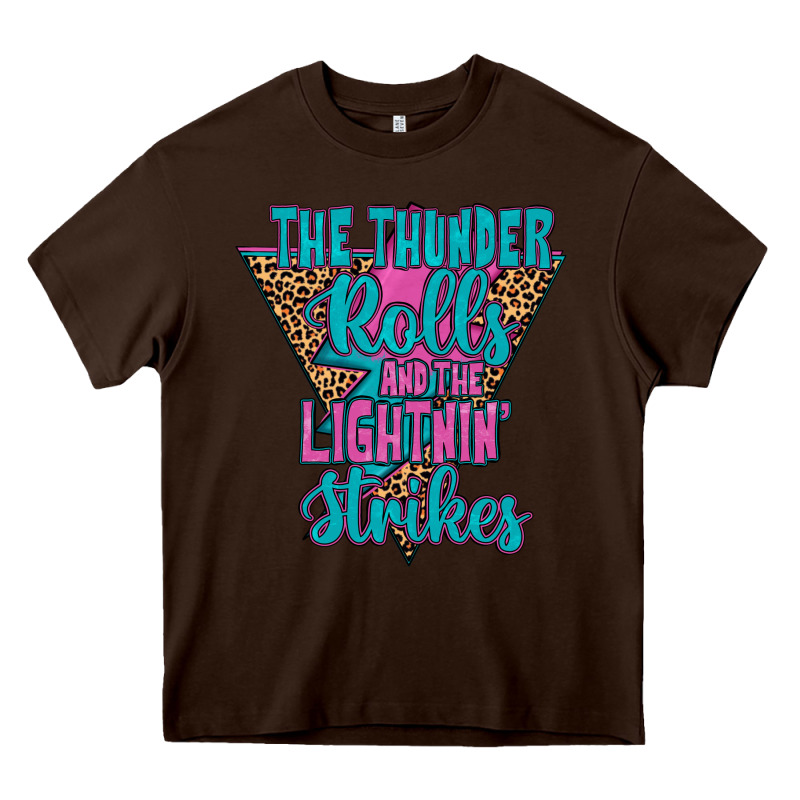 The Thunder Rolls And The Lightnin’ Strİkes Heavy Core Tee by JahusDesignShop | Teevron