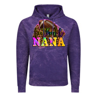 Cloud Purple football nana Vintage Hoodie - OliviaCreatesArt