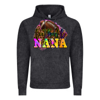 Vintage Black football nana Vintage Hoodie - OliviaCreatesArt
