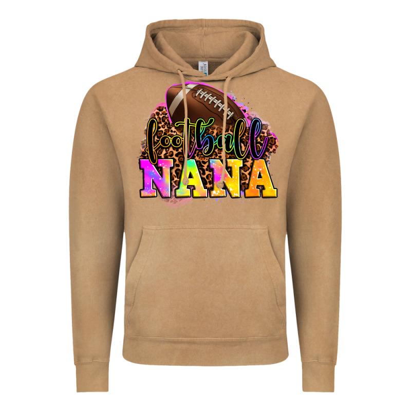 Football Nana Vintage Hoodie by OliviaCreatesArt | Teevron