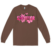 Chestnut Survivor Breast Cancer Long Sleeve Tee - FaDigitalArtStudio