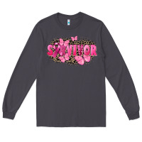 Smoke Survivor Breast Cancer Long Sleeve Tee - FaDigitalArtStudio