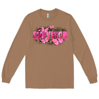 Toasted Coconut Survivor Breast Cancer Long Sleeve Tee - FaDigitalArtStudio