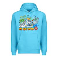 Ocean Blue 2024 Cruisin Premium Hoodie - CowhideDigitalArt